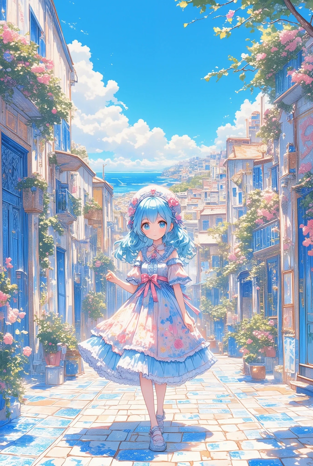 フリフリちゃんと青の街