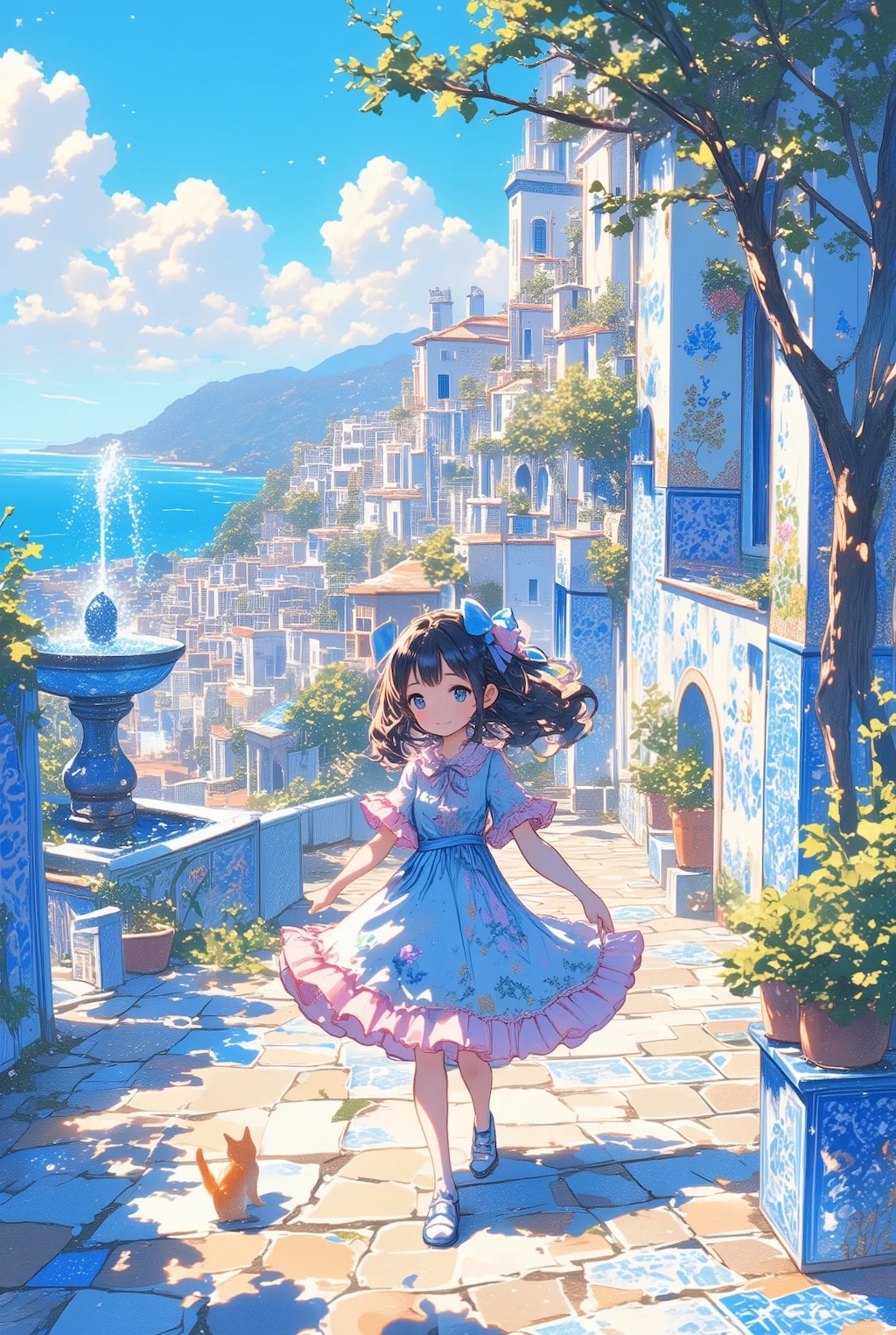 フリフリちゃんと青の街