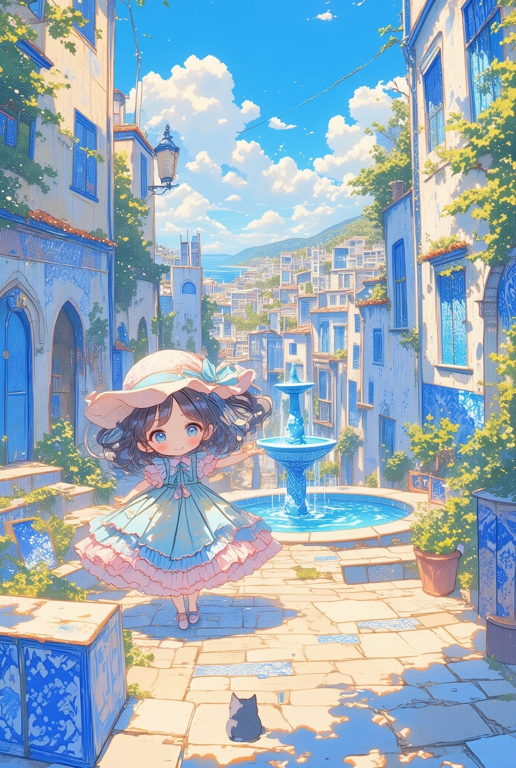 フリフリちゃんと青の街