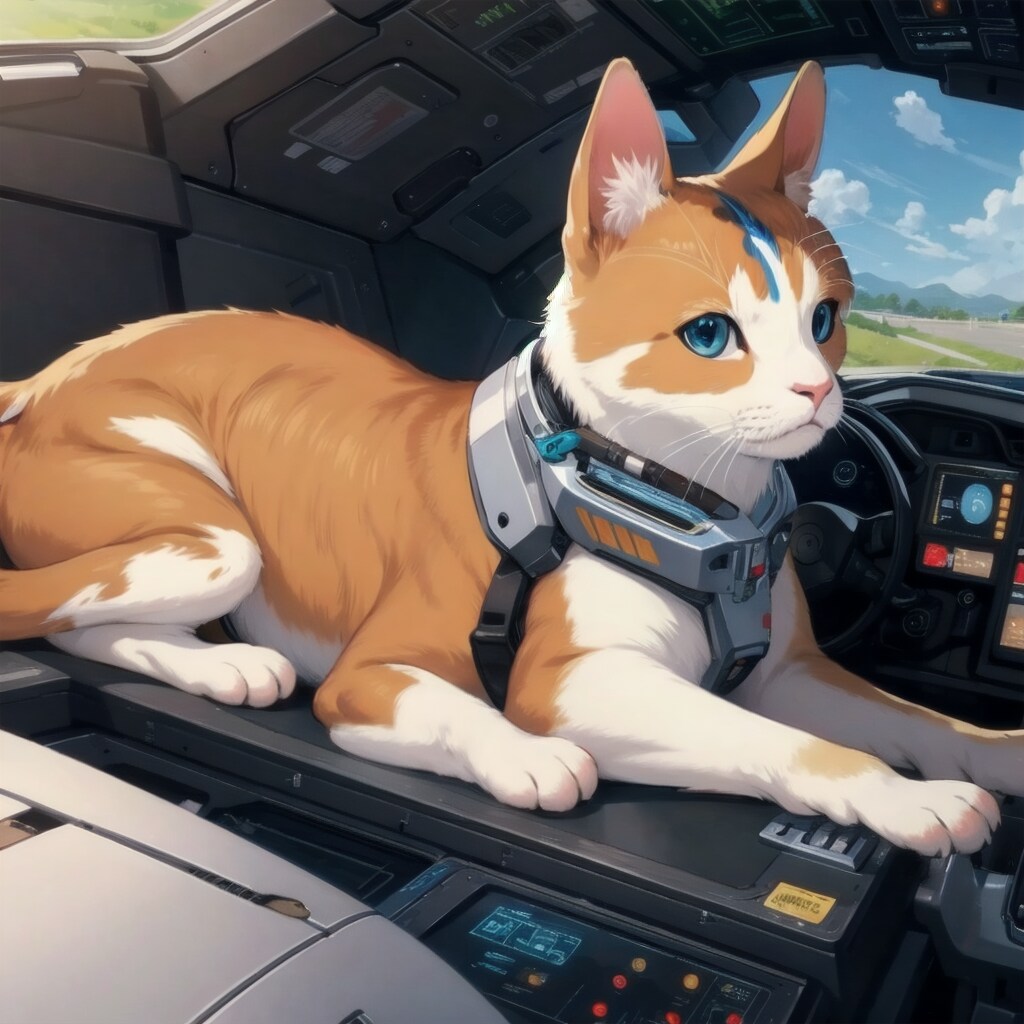 コクピットに飼い猫を連れてった結果