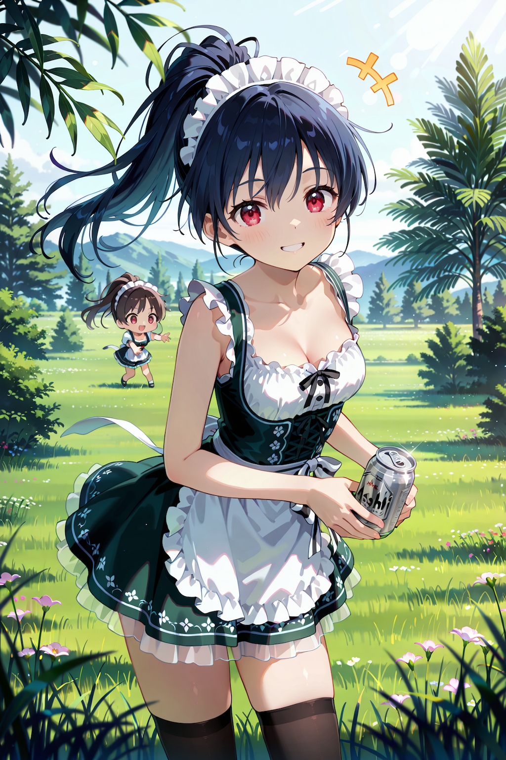 スーパードライと絶対領域の誘惑 Y802