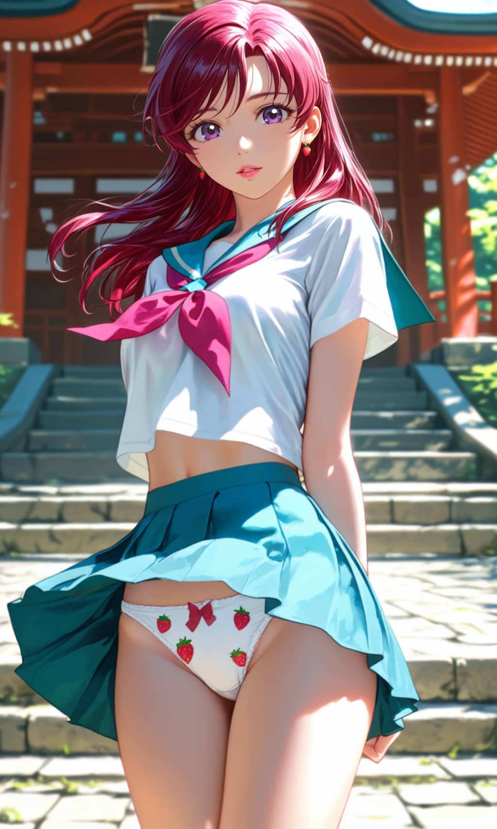 のぞみ♡セーラー服デート　①