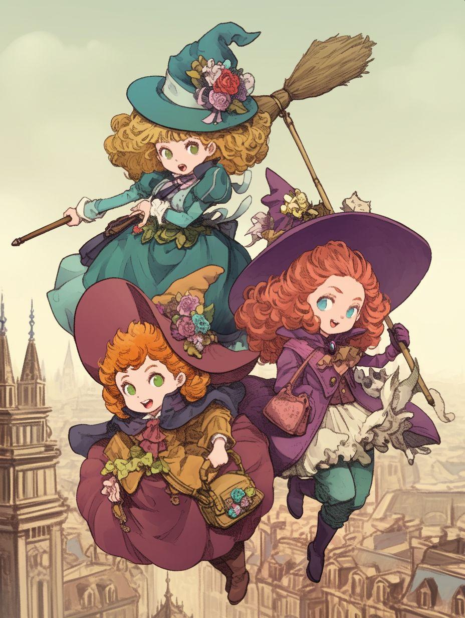 未確認飛行‥‥魔女 | の人気AIイラスト・グラビア