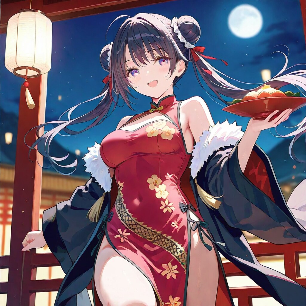 チャイナ服の美女