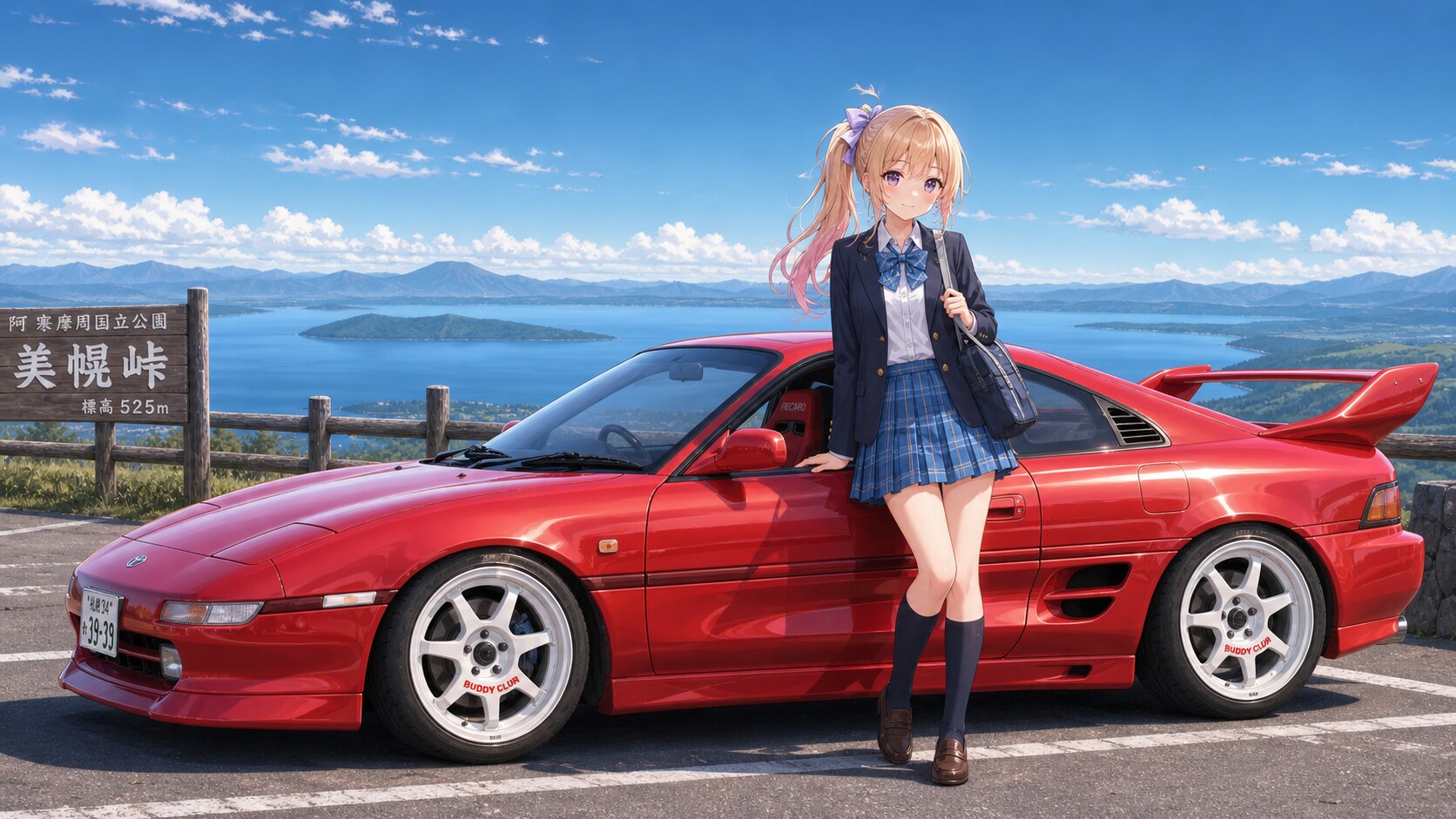 屈斜路湖とSW20 | の人気AIイラスト・グラビア