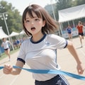 運動会で徒競走で 4枚目
