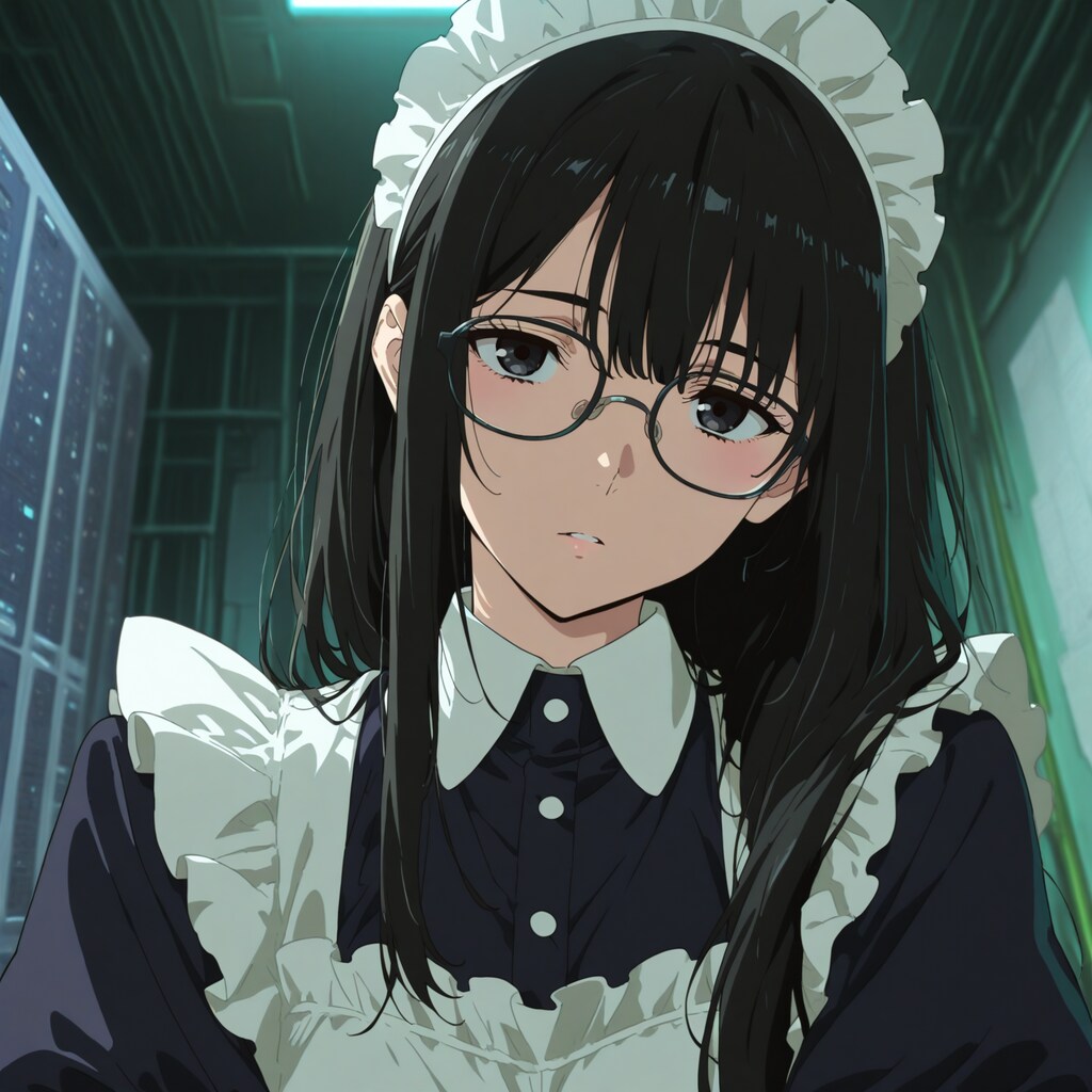 メイドさんがいるサーバールーム