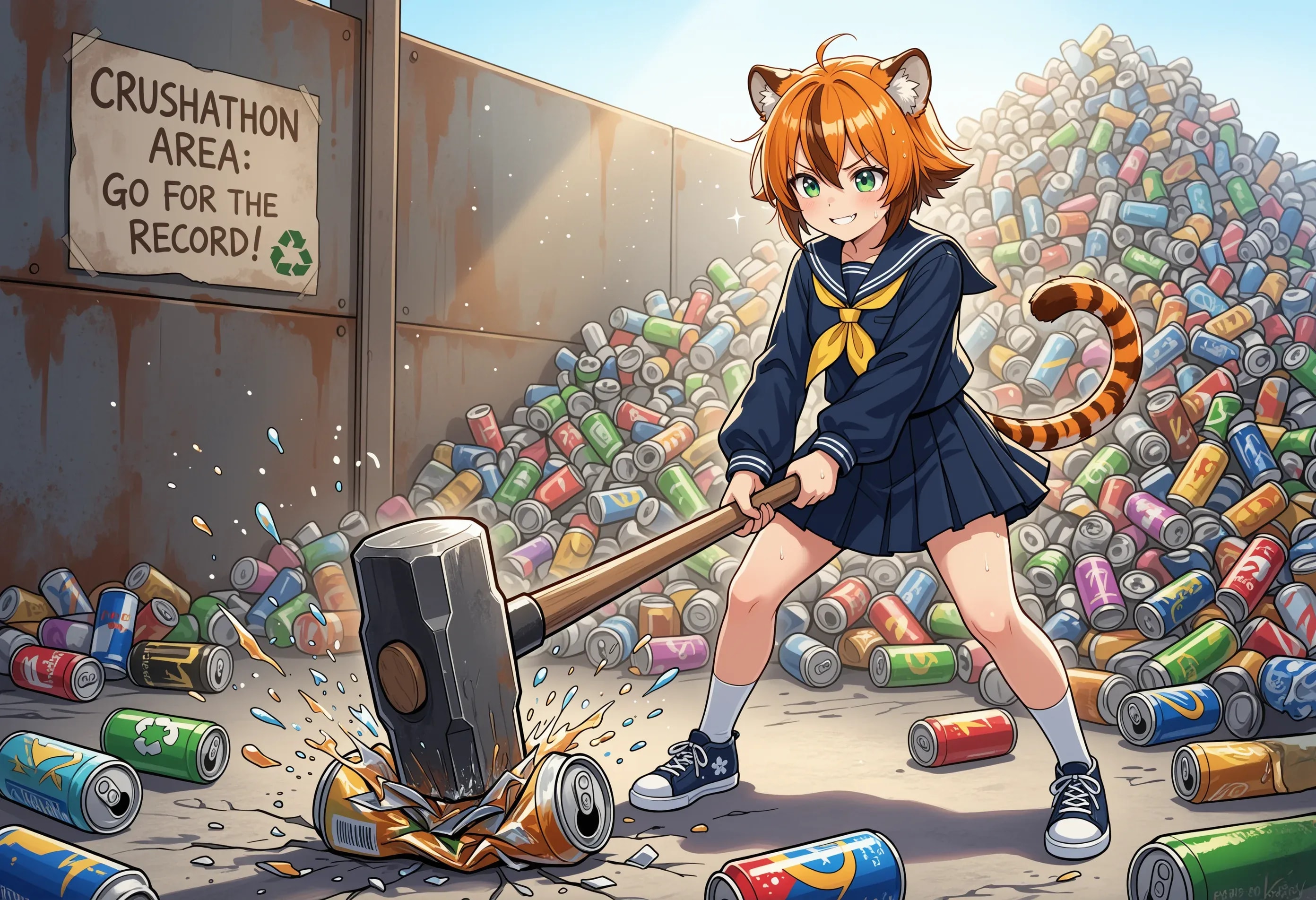 9月27日 NATIONAL CRUSH A CAN DAY | の人気AIイラスト・グラビア