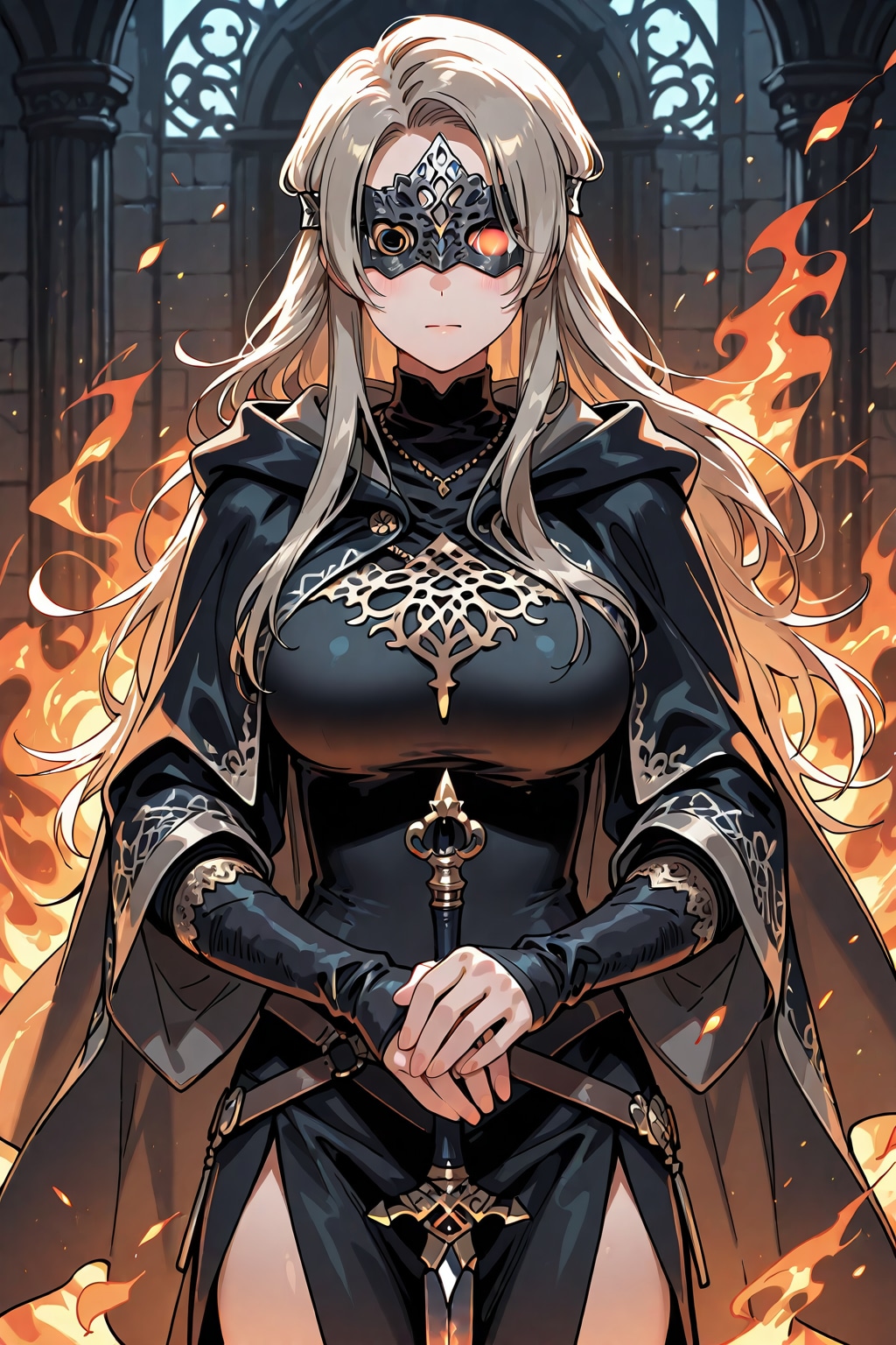 黒衣の火防女
