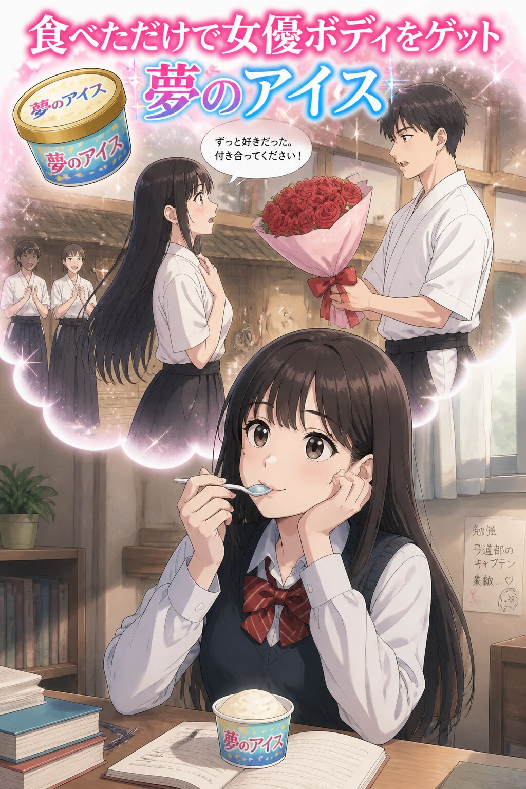 食べただけで女優ボディをゲット 夢のアイス
