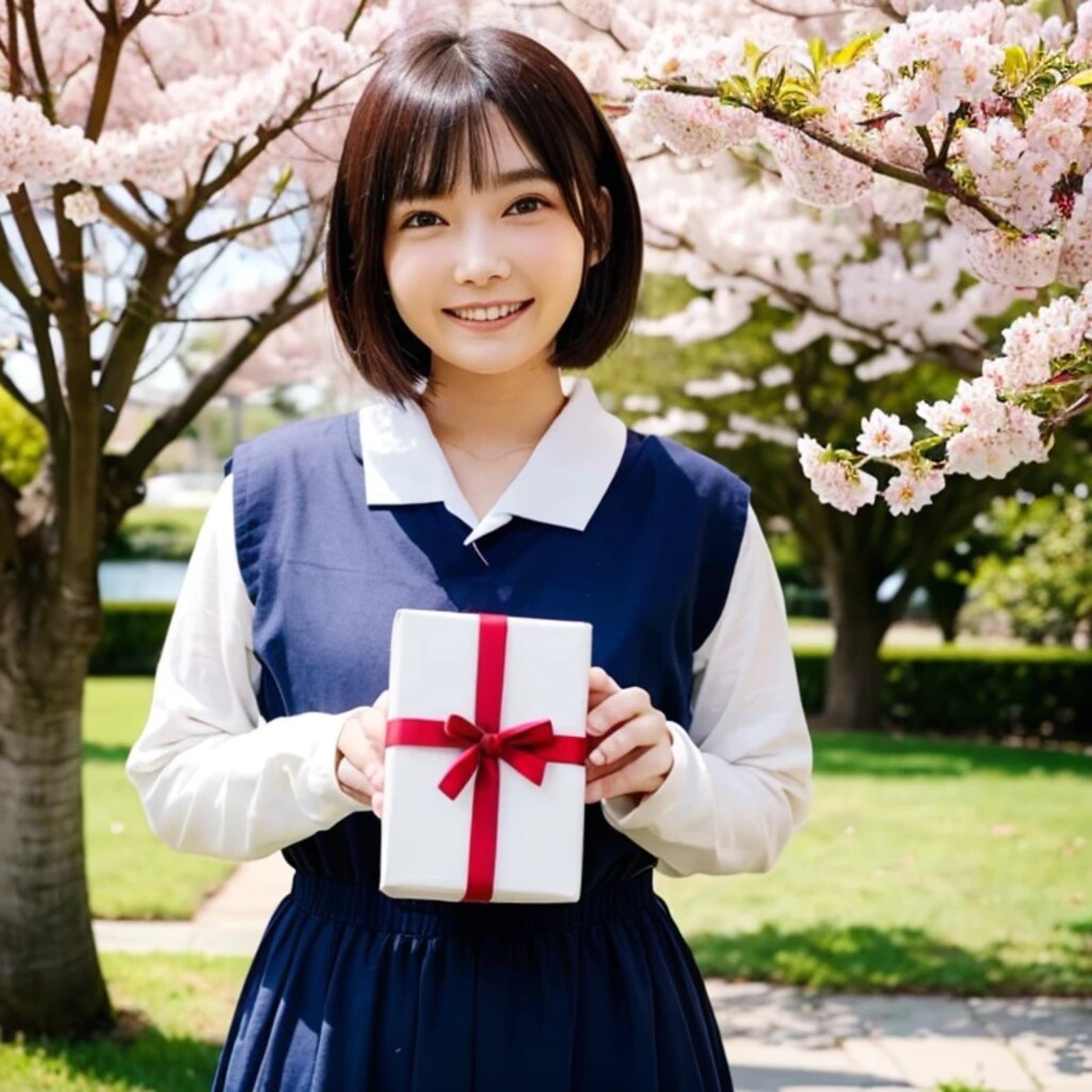 黒髪ボブでセーラー服の美女１２