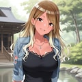 【和泉愛依】お寺巡り 3枚目
