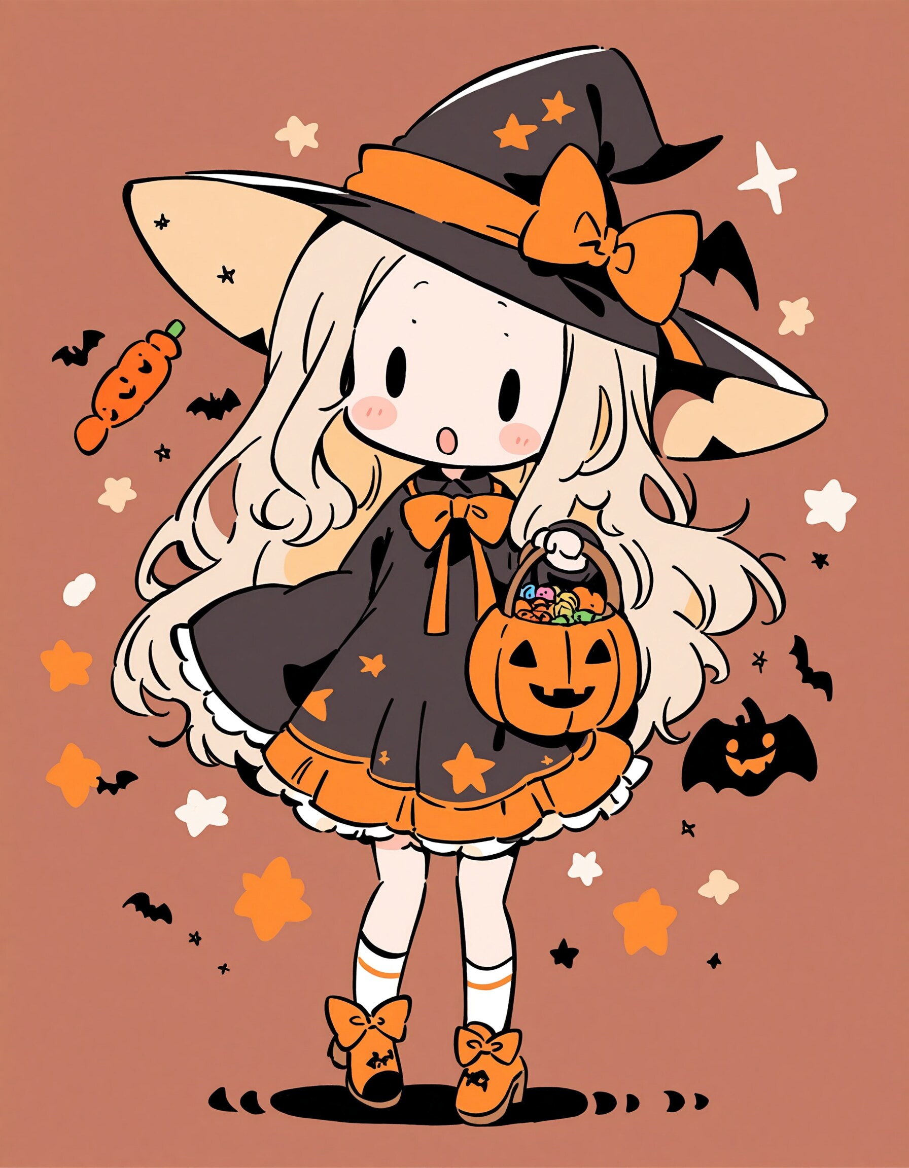 子供向けイラスト風ハロウィン | の人気AIイラスト・グラビア