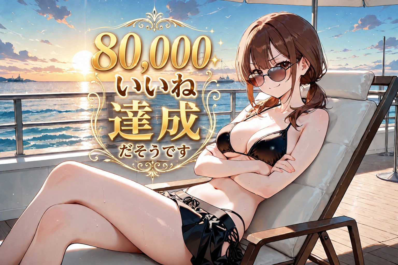 なんか80,000いいね達成だそうです