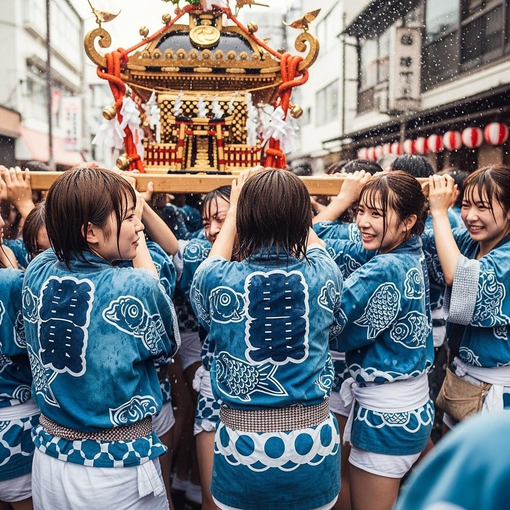 秋祭りだ　女神輿だ！