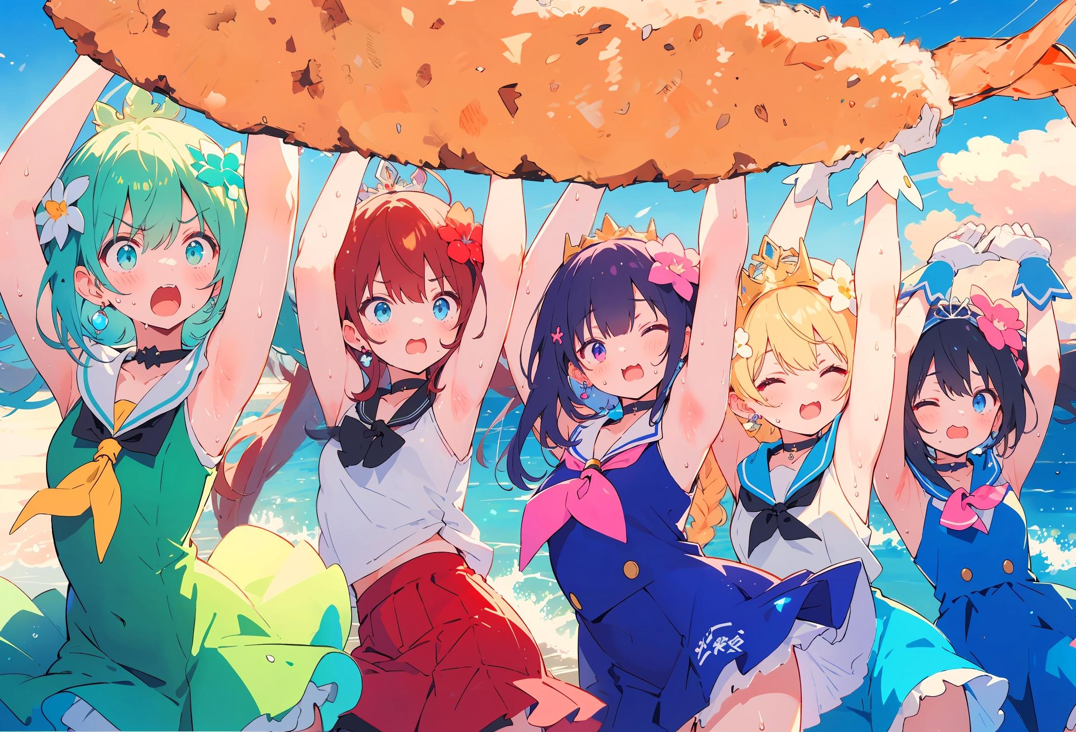 防戦の魔法少女 | の人気AIイラスト・グラビア