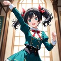 １０単語企画　黒髪ツインテールの女の子 3枚目