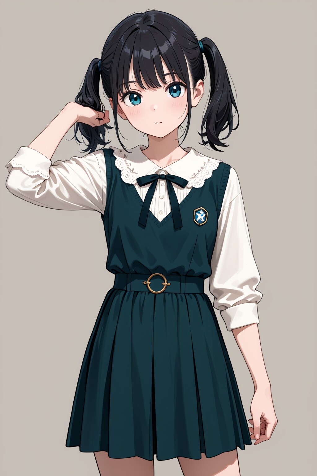 １０単語企画　黒髪ツインテールの女の子