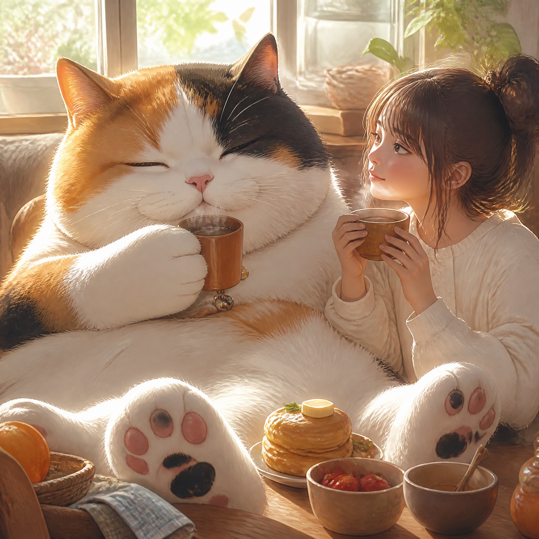 おはよう三毛殿（44）GPTimages2.0 | の人気AIイラスト・グラビア