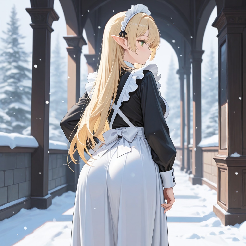 冬のお屋敷 | の人気AIイラスト・グラビア