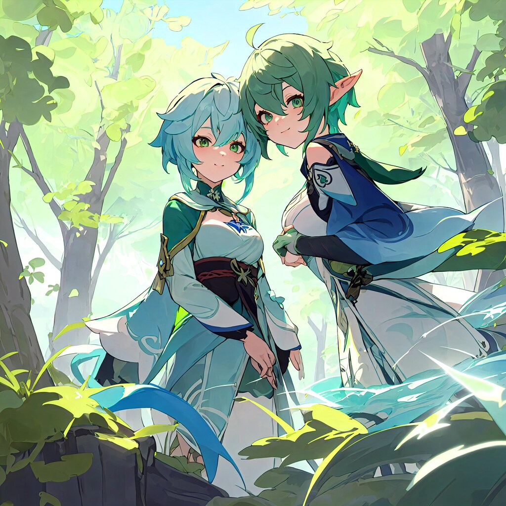 (2023/05/24 AM)双星のエルフ、アネ&リルシス、