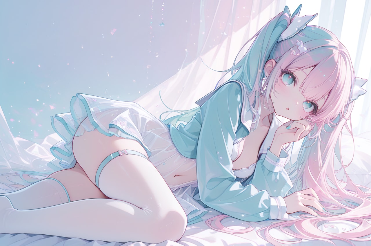 gradient_hair Miku | の人気AIイラスト・グラビア