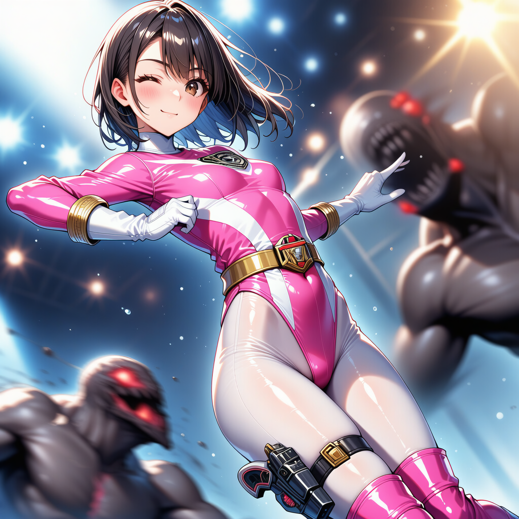 当たらないわよ♡