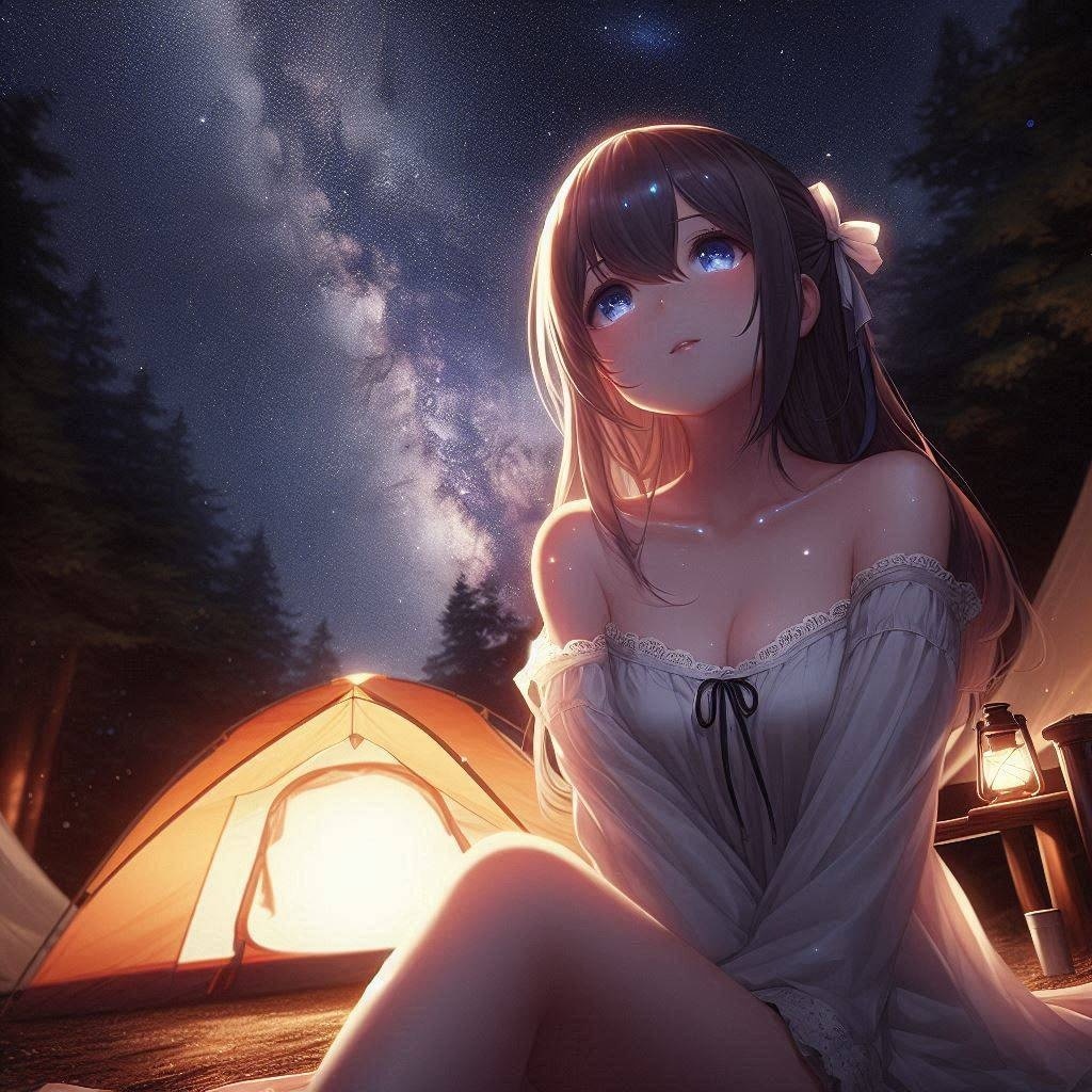 夏の夜空(DALL-E)(3)