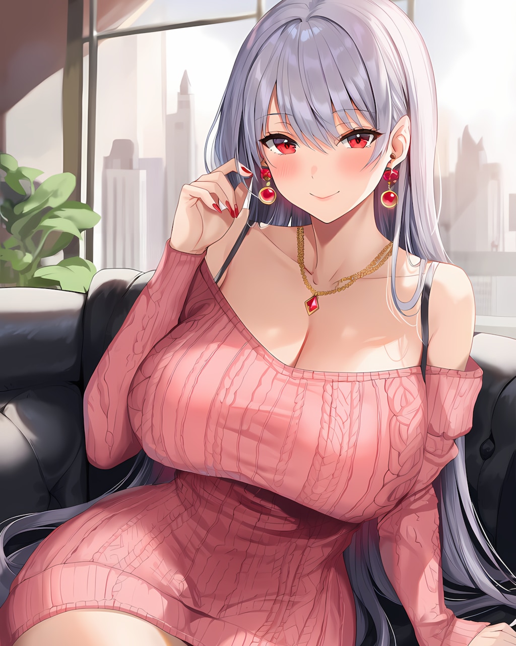 💕ピンクオフショルダー♡ミレナさん