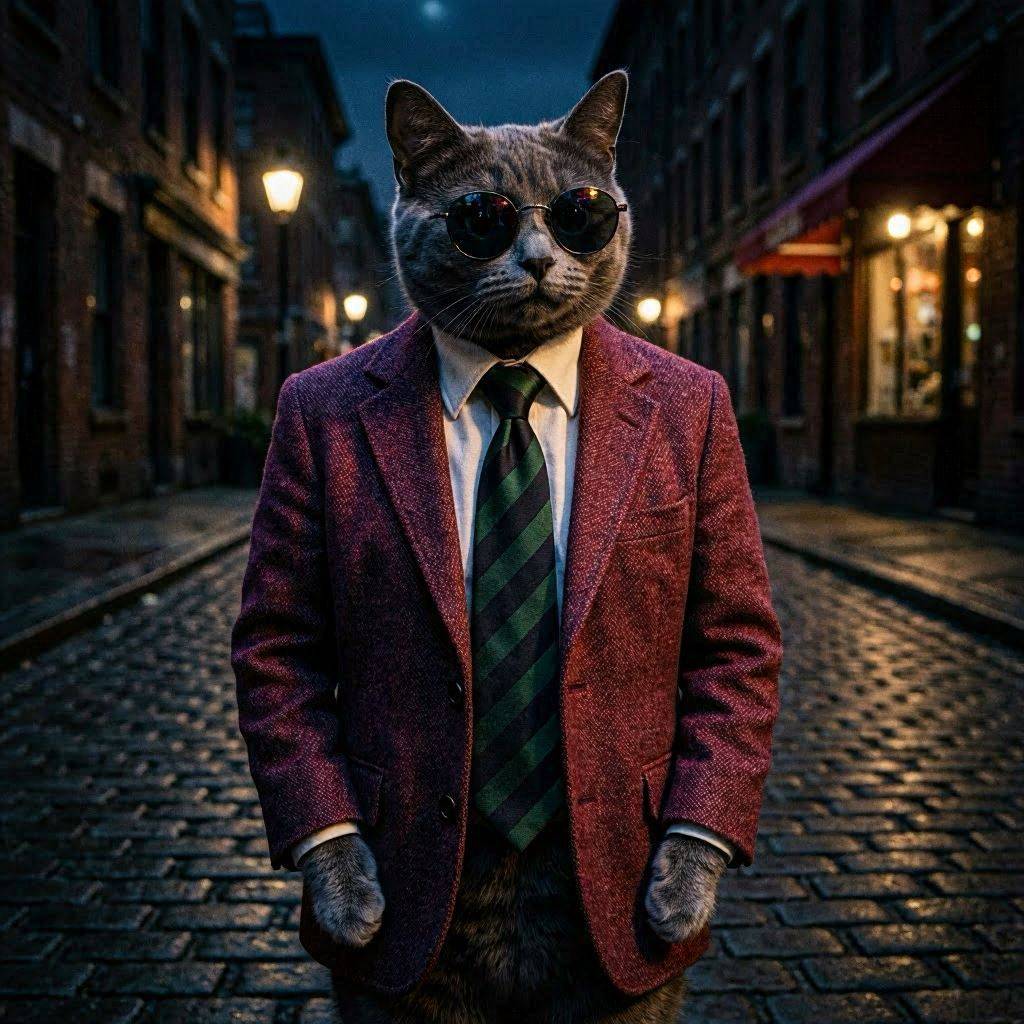 違う、そうじゃない感じの猫