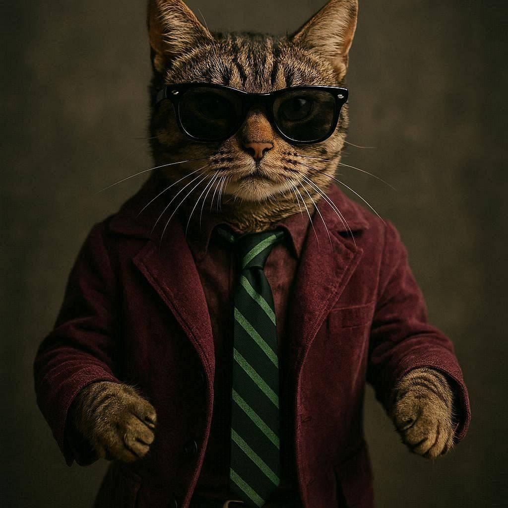 違う、そうじゃない感じの猫