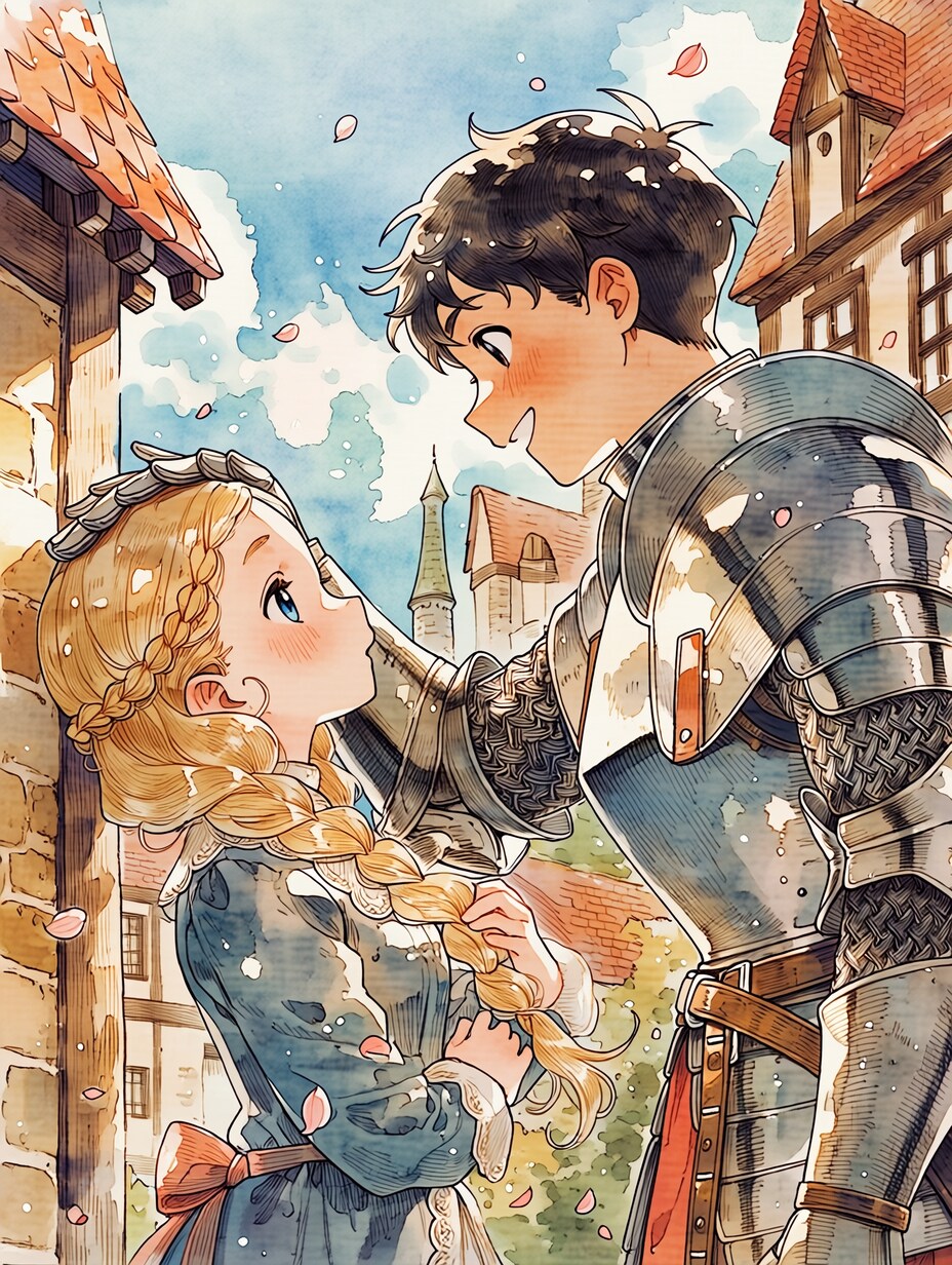 騎士と村娘37 | の人気AIイラスト・グラビア