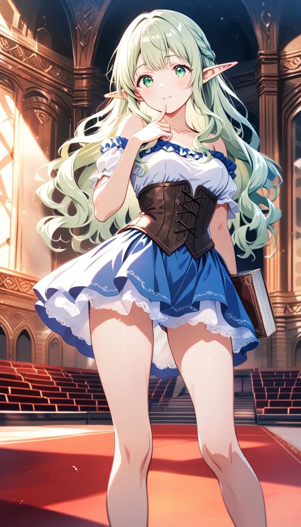 異世界SOS!!　五大賢者招集『異界の戦士達が来てくれていますが、敵の攻勢が衰える気配はありませんの……』聖樹のハイエルフ