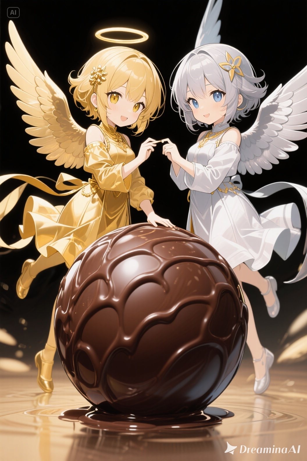 金と銀のエンゼル532 | の人気AIイラスト・グラビア