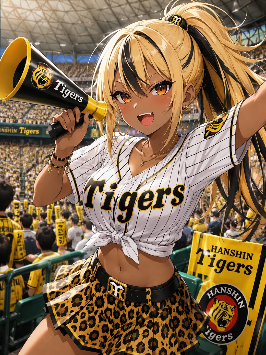 タイガース応援ギャル