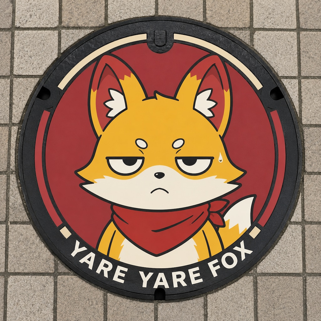 やれやれマンホール