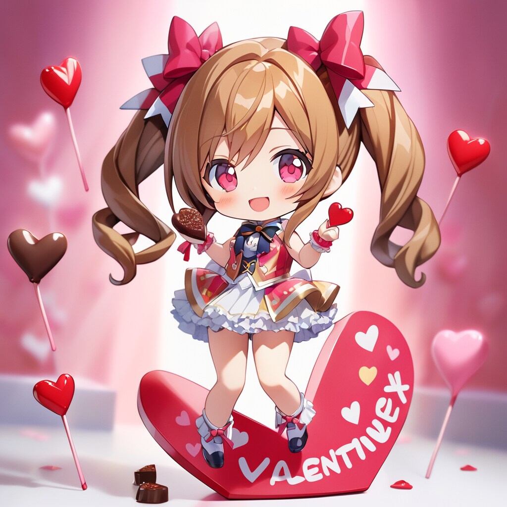 ねんどろいど風のバレンタインアイドルさん