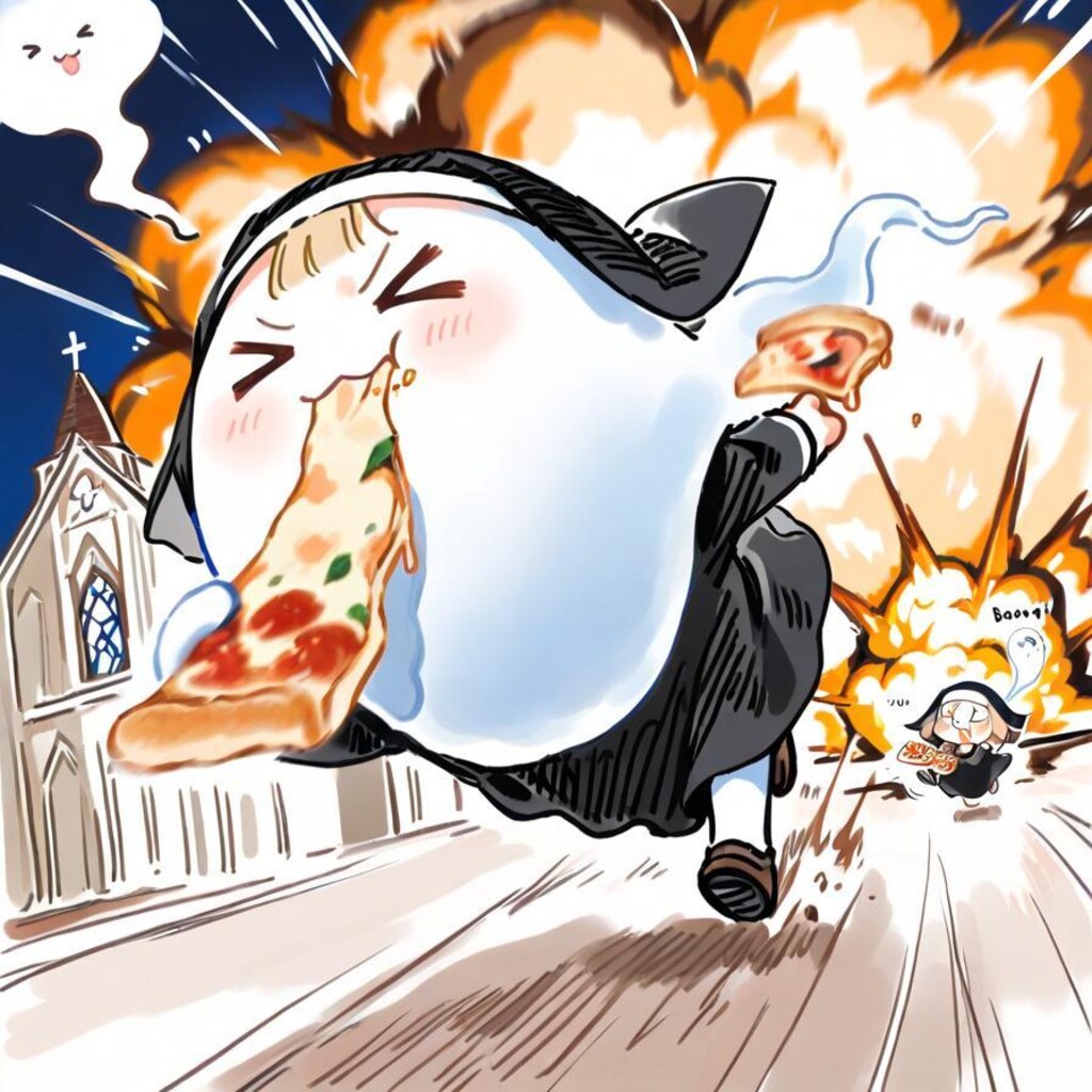 シ ス タ ー お ピ ッ ツ ァ ⛪🍕💥💥💥