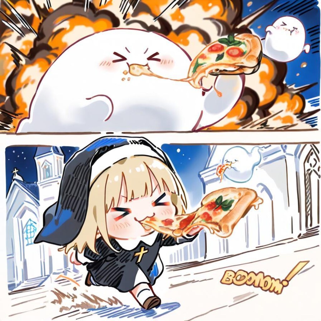 シ ス タ ー お ピ ッ ツ ァ ⛪🍕💥💥💥