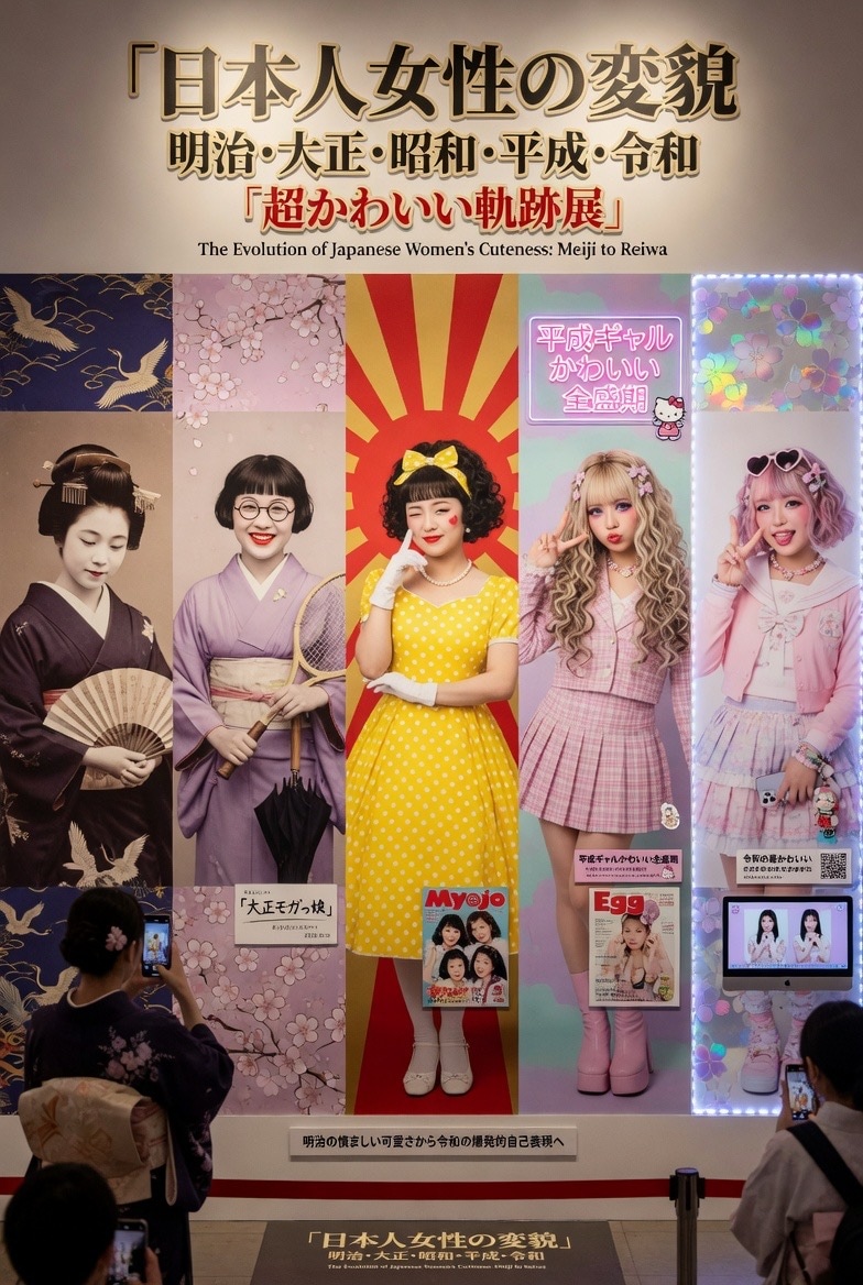 日本人女性の変貌展 | の人気AIイラスト・グラビア