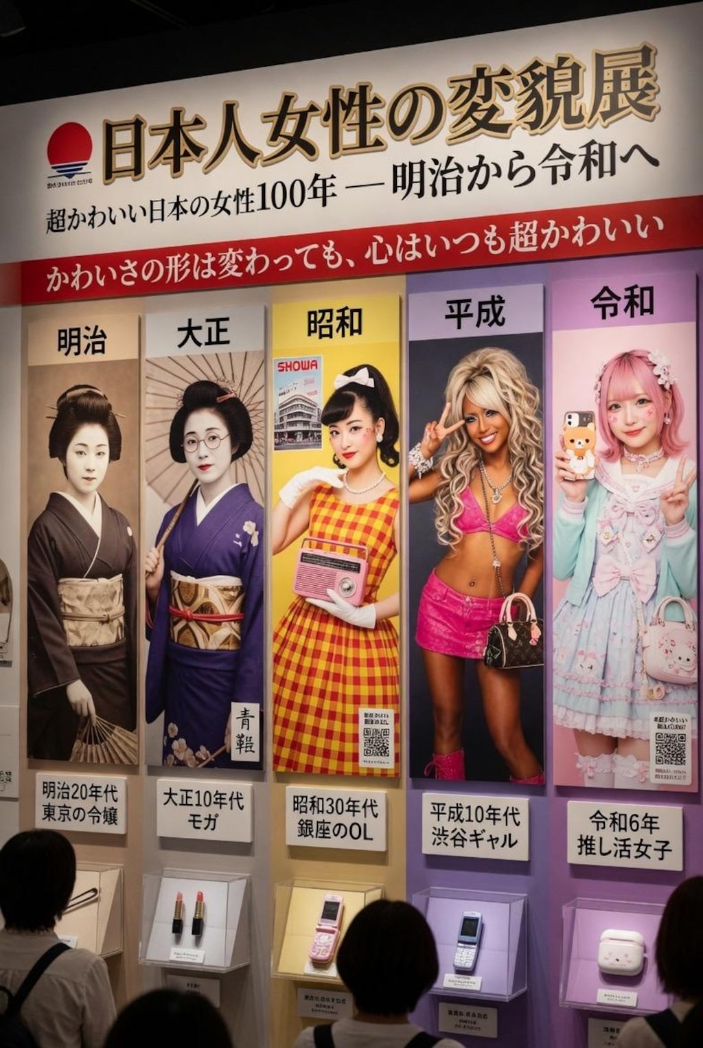 日本人女性の変貌展