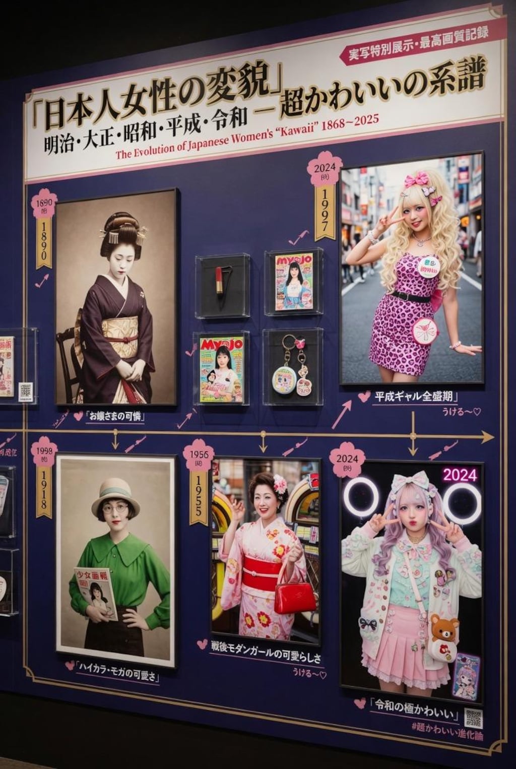 日本人女性の変貌展
