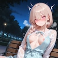 夜の公園でオナニー 10枚目