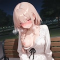 夜の公園でオナニー 7枚目