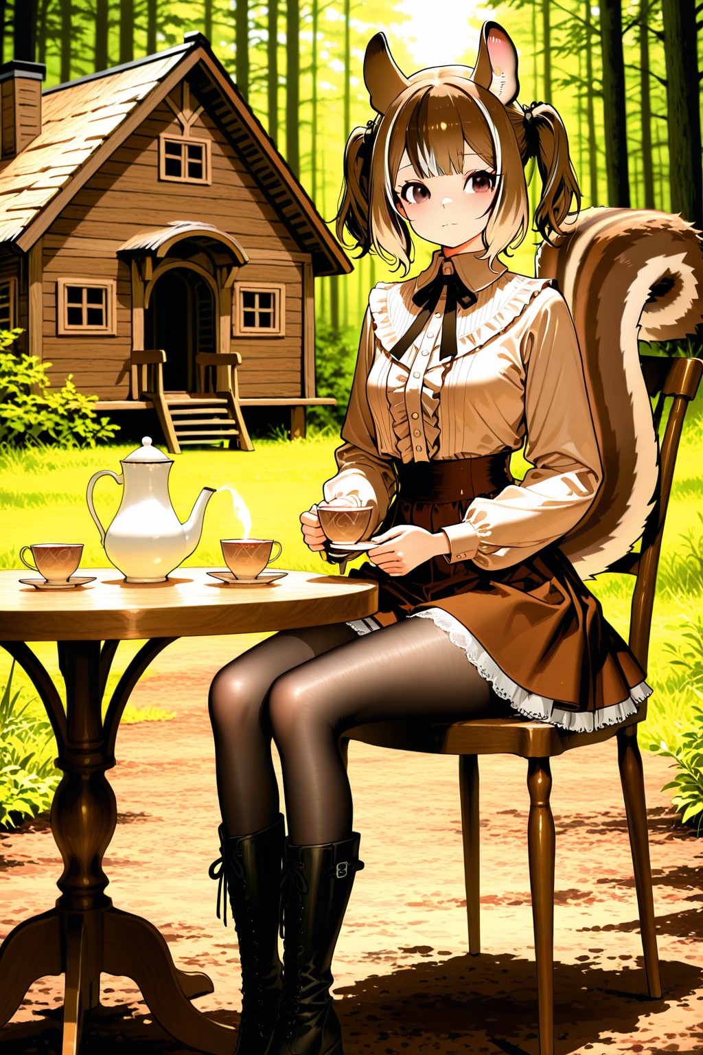 シルちゃんをPHOENIXへお迎えするための調整《おいでよ どうぶつの娘》 | の人気AIイラスト・グラビア