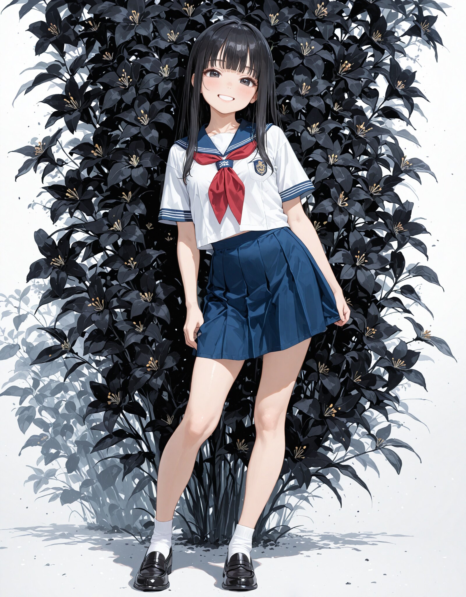 黒い花 | の人気AIイラスト・グラビア