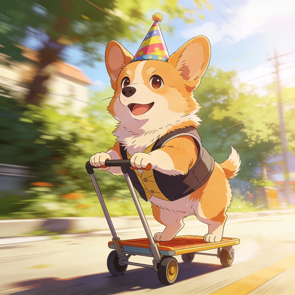 コーギー風になる