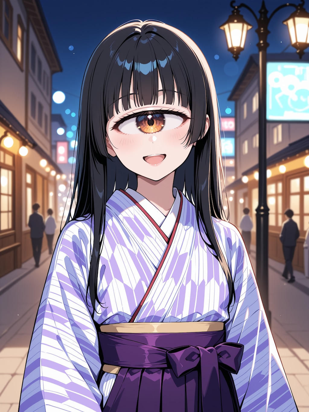ガス灯が綺麗です