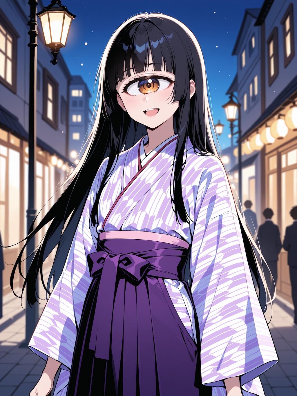 ガス灯が綺麗です
