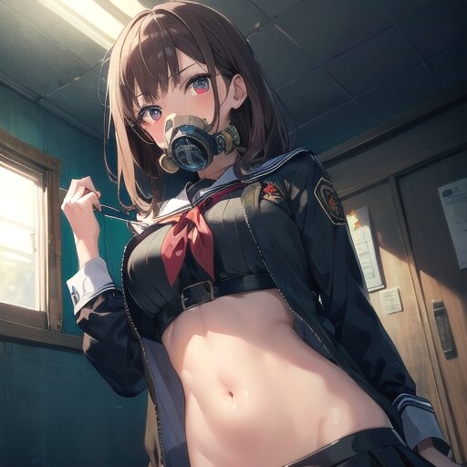 ガスマスク部